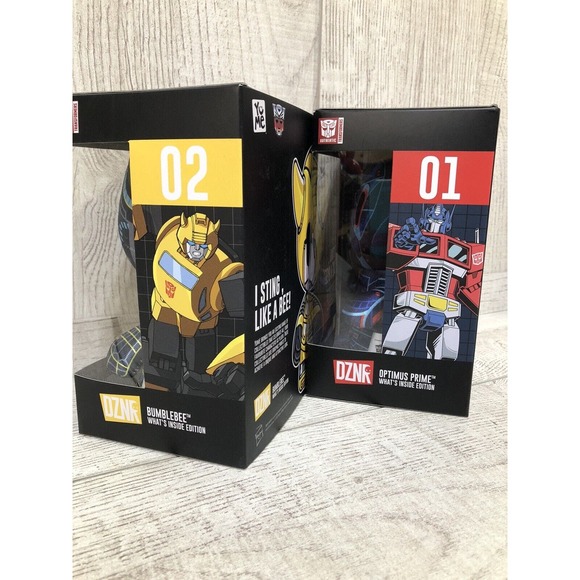 DZNR Optimus Prime Transformers Yume What’s Inside Edition #01 #02 Bumblebee New - Picture 6 of 9